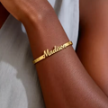 Custom bracelet gold color