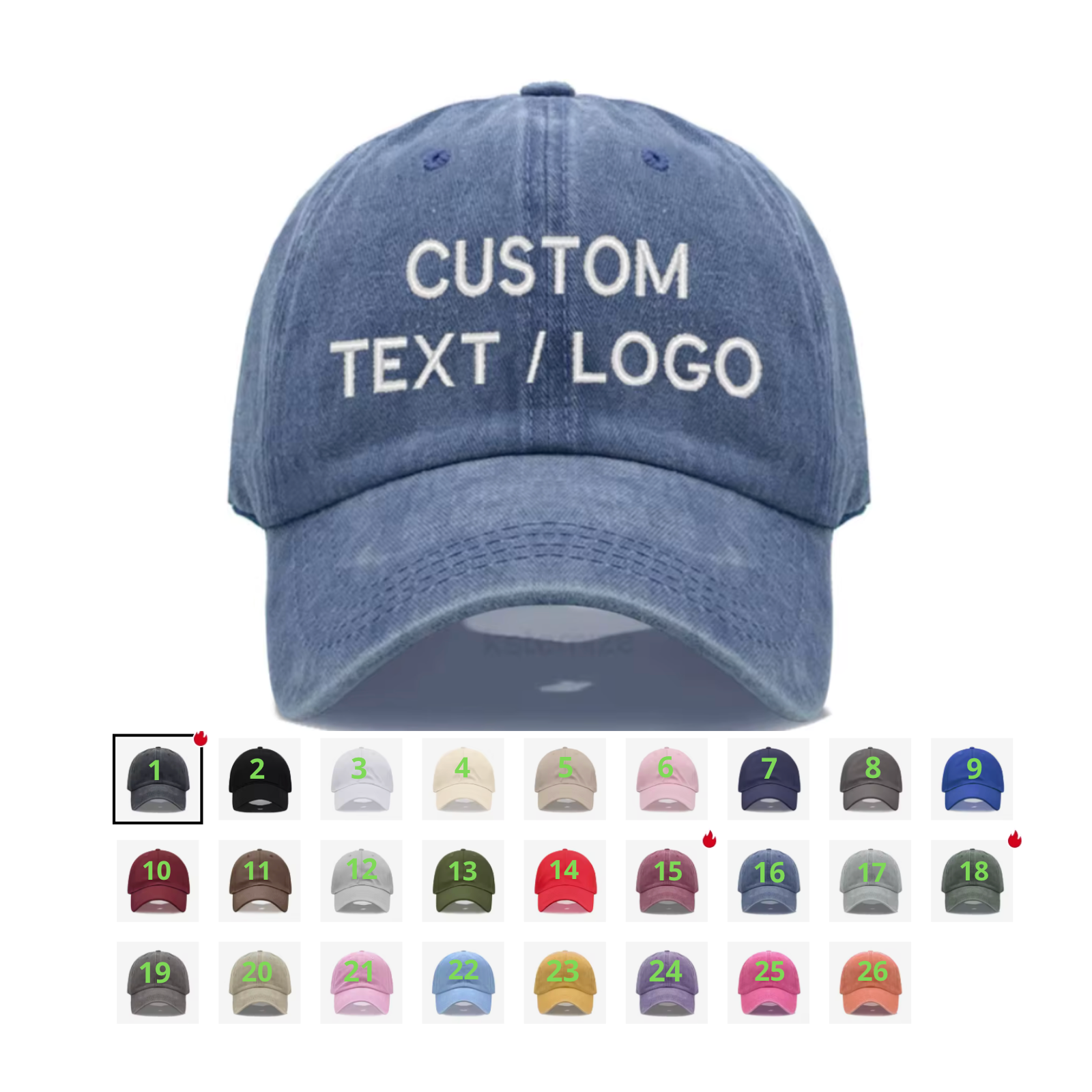 Custom vintage cap