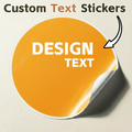 Custom circle stickers