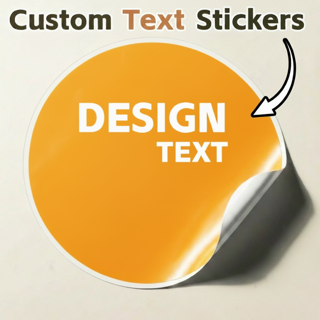 Custom circle stickers